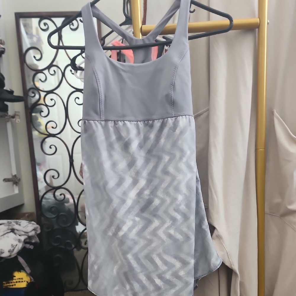 Lululemon Athletica Gray Chevron Tank